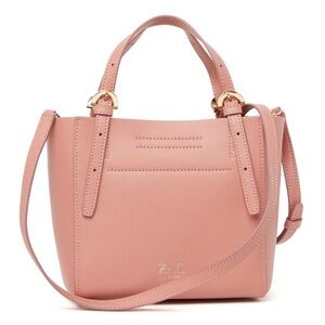 ZAC ZAC POSEN Soft Leather Mini Tote Crossbody Bag